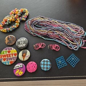 1970's And 80's Pins And Necklaces